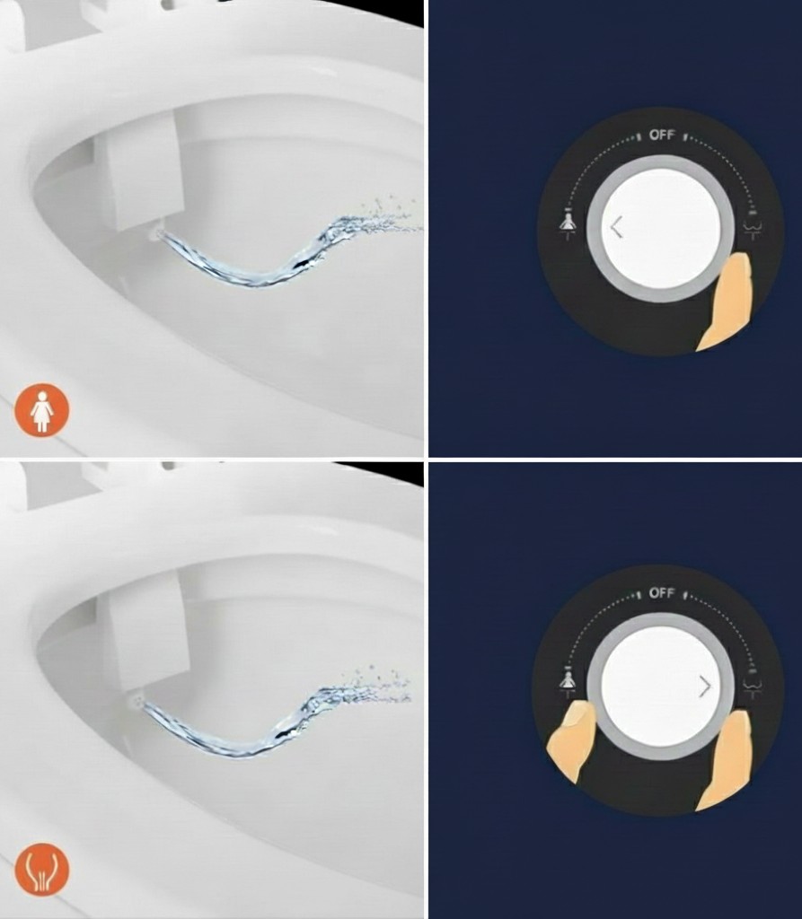 Double Mode Lavage Féminin et Arrière